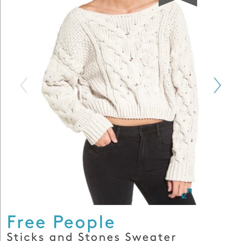 ❌SOLD❌ free people sticks and stones chenille
